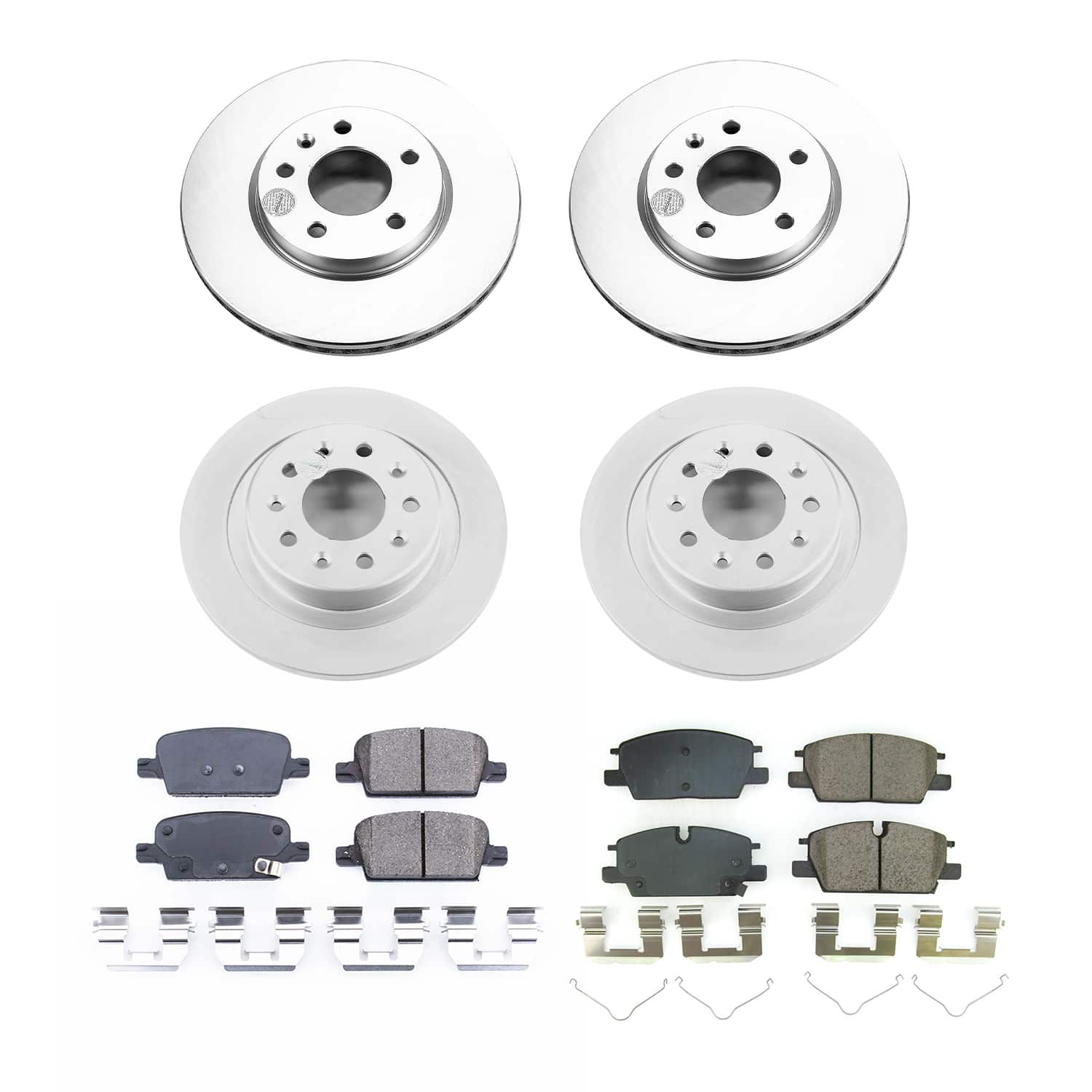 Power Stop CRK8918 Front And Rear Z17 Evolution Pad And Rotor Kit for 2020-2025 Hyundai Palisade product image