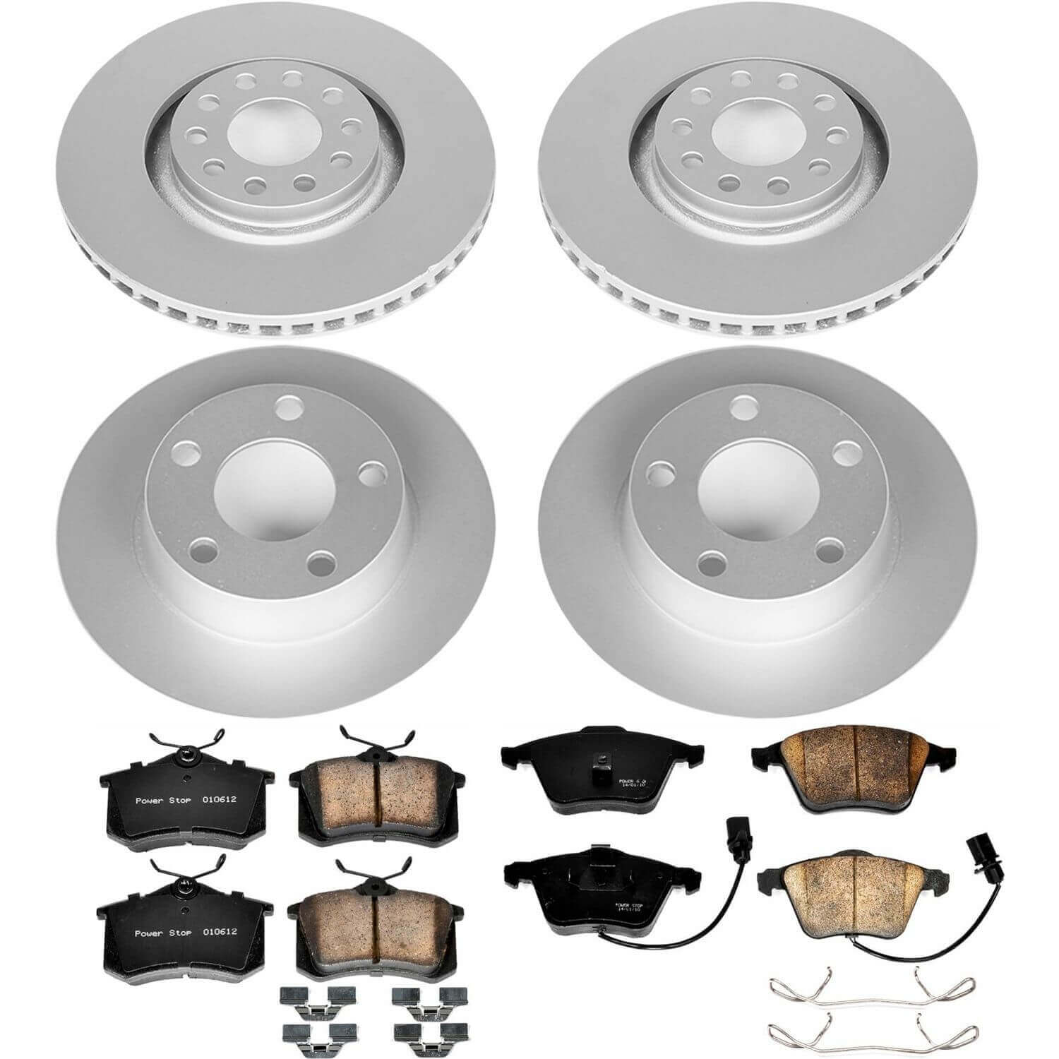 Power Stop CRK892 - Z23 Evolution Sport Front And Rear Brake Kit vehicle fitment brake part