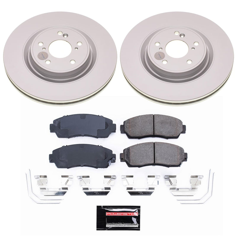 Power Stop CRK8928 - Front Z17 Evolution Genuine Geomet Coated Pad And Rotor Kit vehicle fitment brake part