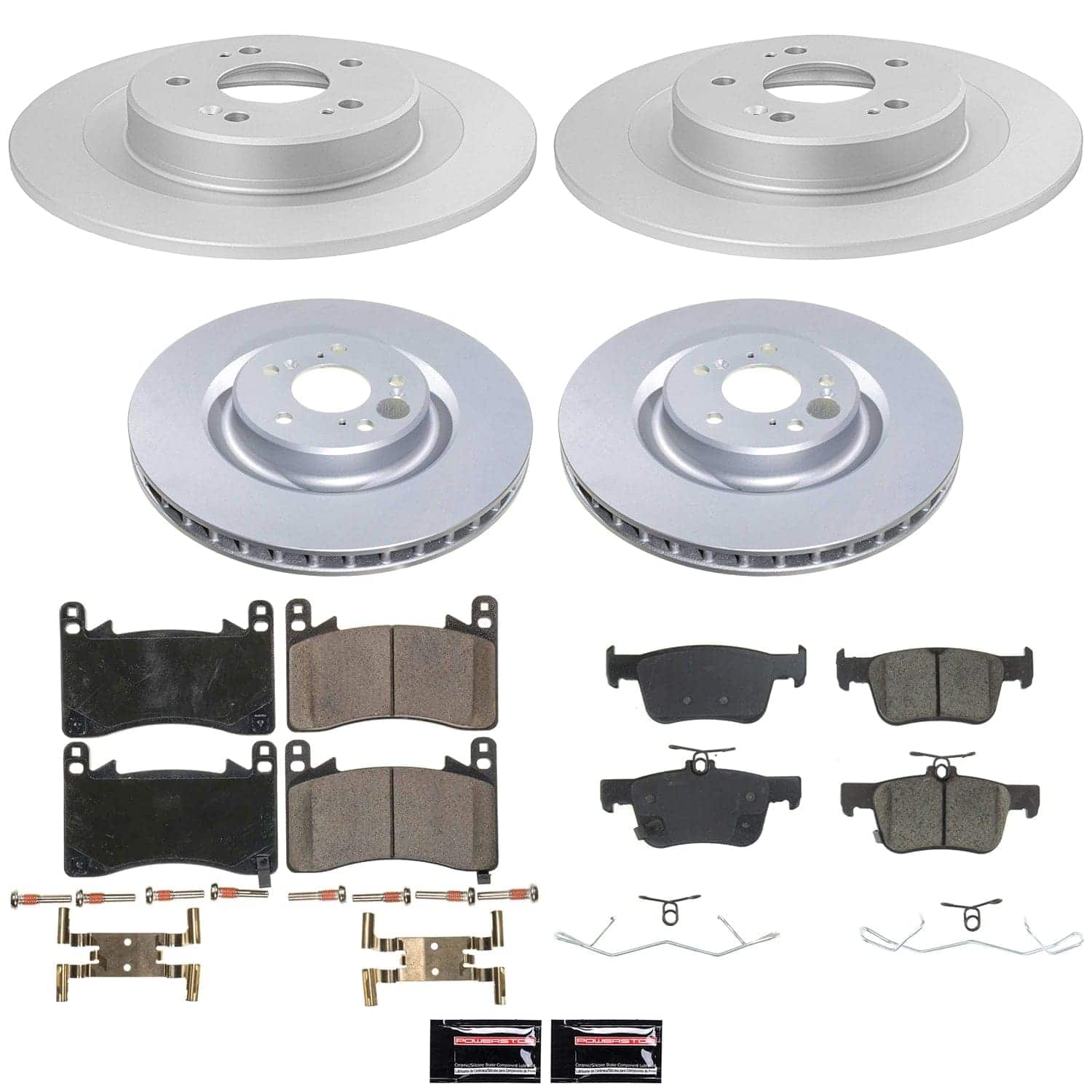 Power Stop CRK8945 Front And Rear Z17 Evolution Pad And Rotor Kit for 2021-2022 Acura TLX Type S product image