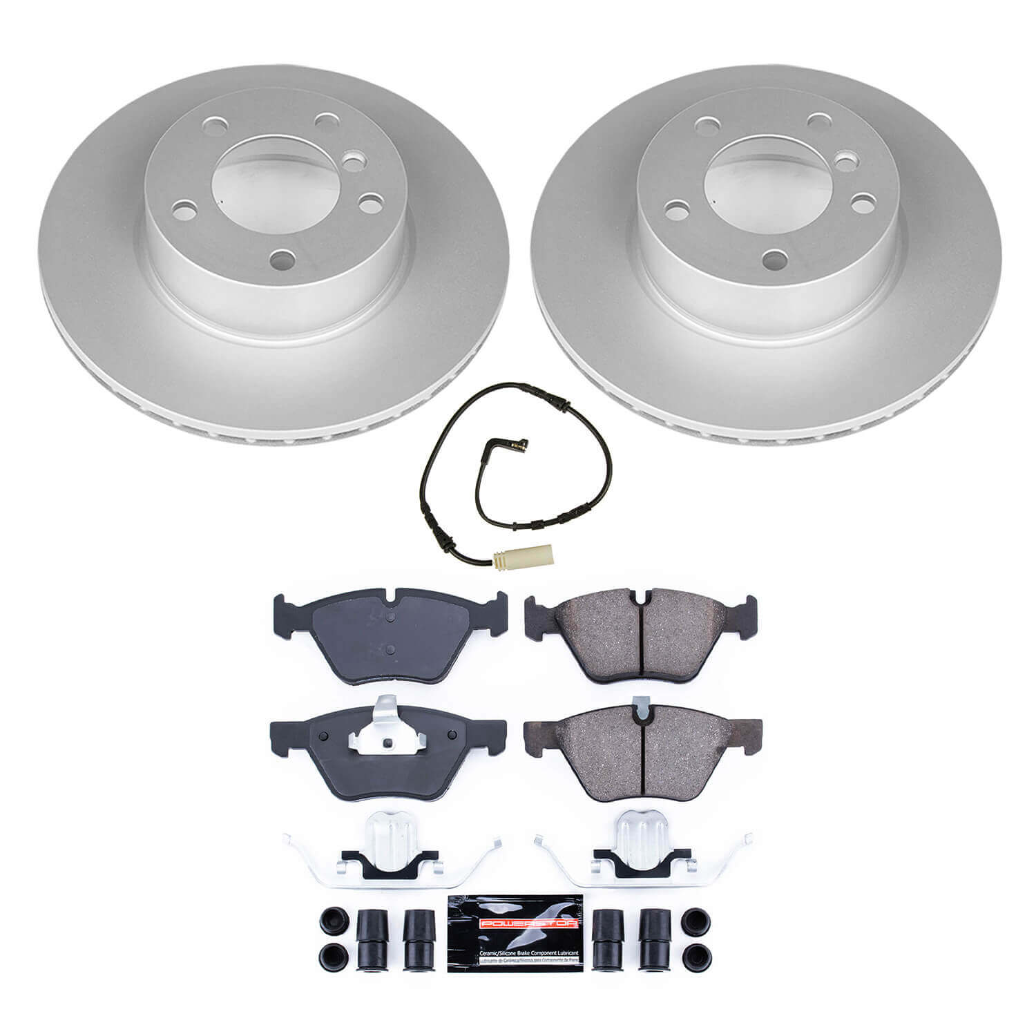 Power Stop CRK8949 Front Z23 Evolution Sport Performance Pad And Rotor Kit for 2008-2010 BMW 128I product image