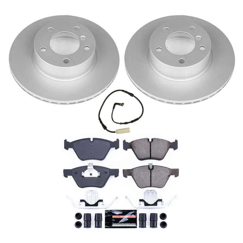 Power Stop CRK8949 Front Z23 Evolution Sport Performance Pad And Rotor Kit for 2008-2010 BMW 128I product image
