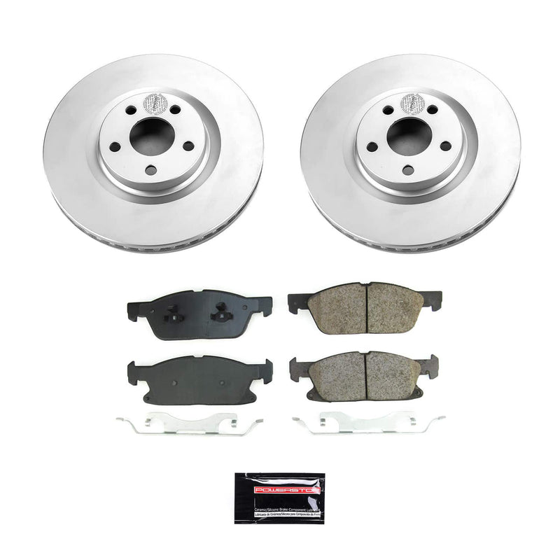 Power Stop CRK8961 Front Z17 Evolution Pad And Rotor Kit for 2017-2020 Lincoln Continental product image