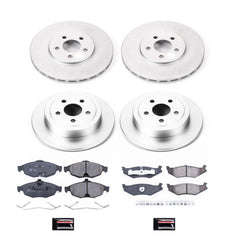 Power Stop CRK8969 Front And Rear Z17 Evolution Pad And Rotor Kit for 2001-2002 Dodge Stratus Sedan (4 Door) product image