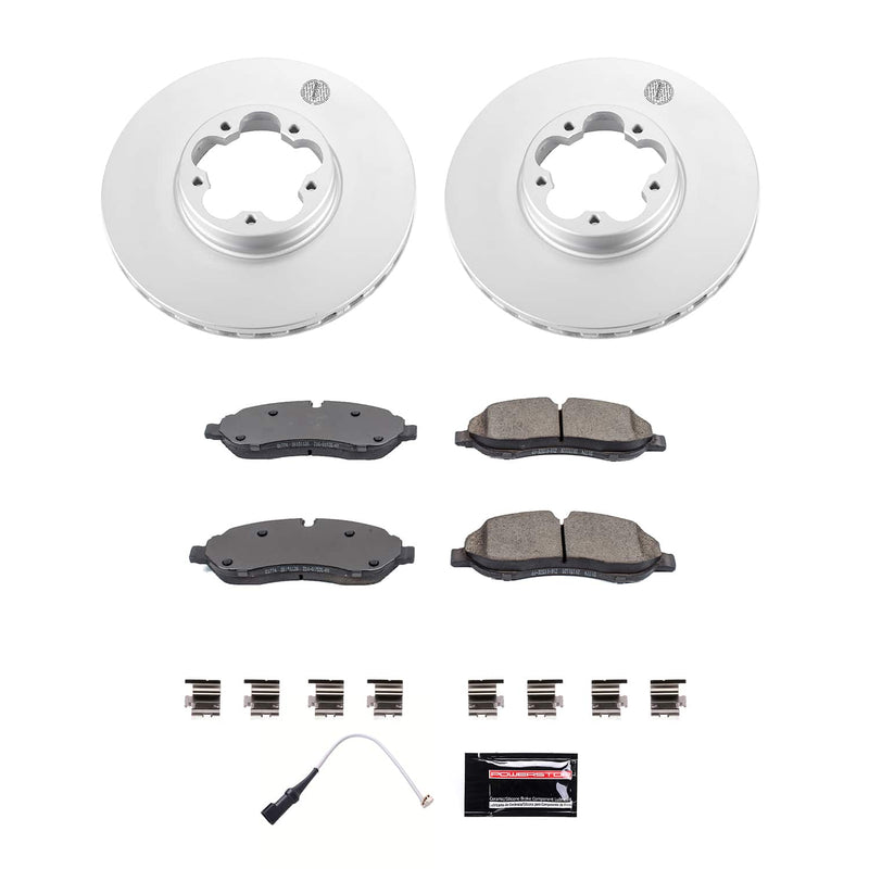 Power Stop CRK8979 Front Z17 Evolution Pad And Rotor Kit for 2020-2024 Ford TRANSIT-350 HD product image