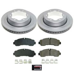 Power Stop CRK8981 Rear Z17 Evolution Pad And Rotor Kit for 2020-2024 Ford TRANSIT-350 HD product image