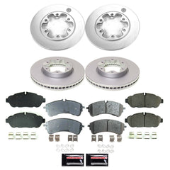 Power Stop CRK8983 Front And Rear Z17 Evolution Pad And Rotor Kit for 2020-2024 Ford TRANSIT-350 HD product image