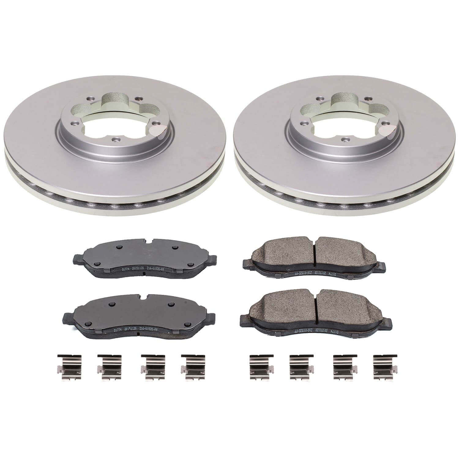 Power Stop CRK8988 - Front Z17 Evolution Genuine Geomet Coated Pad And Rotor Kit vehicle fitment brake part