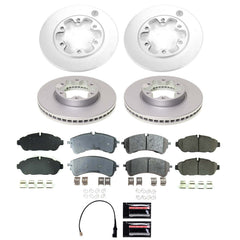 Power Stop CRK8998 - Front And Rear Z17 Evolution Genuine Geomet Coated Pad And Rotor Kit vehicle fitment brake part