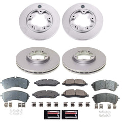 Power Stop CRK8999 - Front And Rear Z17 Evolution Genuine Geomet Coated Pad And Rotor Kit vehicle fitment brake part