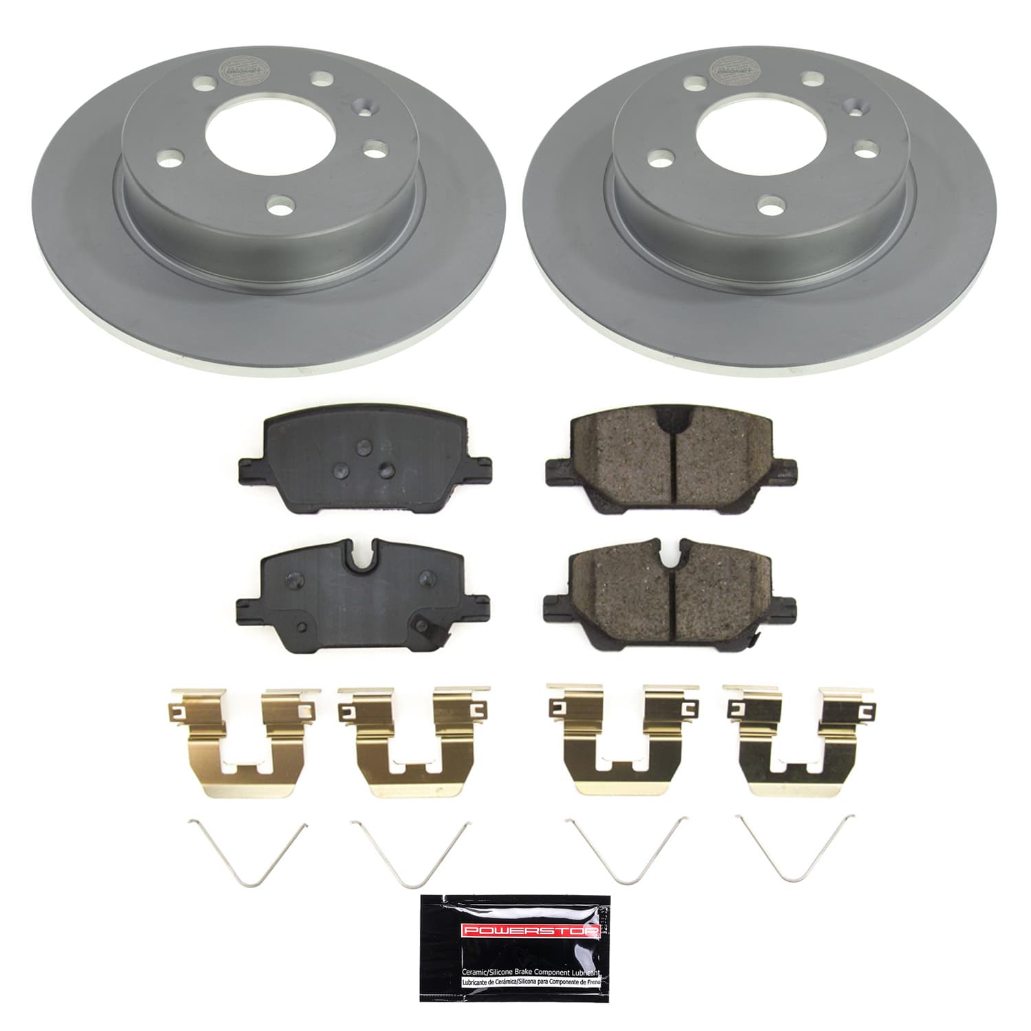 Power Stop CRK9013 - Rear Z17 Evolution Genuine Geomet Coated Pad And Rotor Kit vehicle fitment brake part