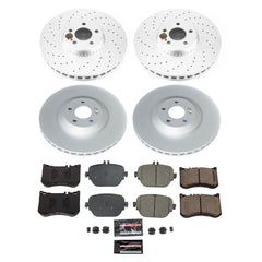Power Stop CRK9024 - Front And Rear Z23 Evolution Sport Pad And Rotor Kit vehicle fitment brake part