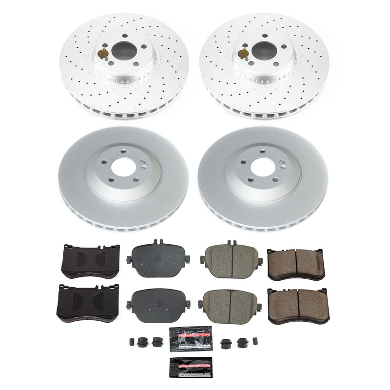 Power Stop CRK9024 - Front And Rear Z23 Evolution Sport Pad And Rotor Kit vehicle fitment brake part