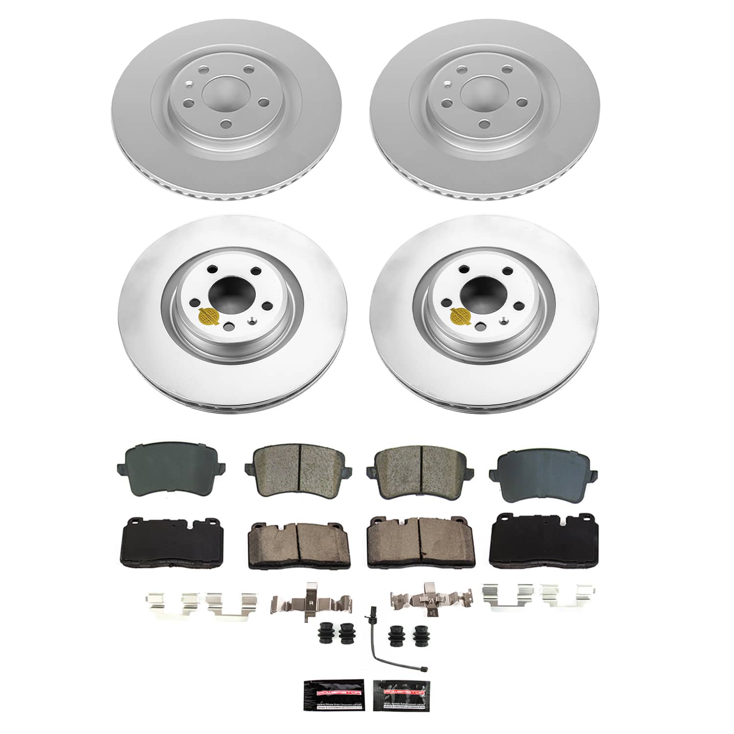 Power Stop CRK9026 - Front And Rear Z23 Evolution Pad And Evolution GEOMET Series Rotor Kit vehicle fitment brake part