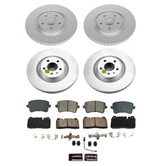Power Stop CRK9026 - Front And Rear Z23 Evolution Pad And Evolution GEOMET Series Rotor Kit vehicle fitment brake part