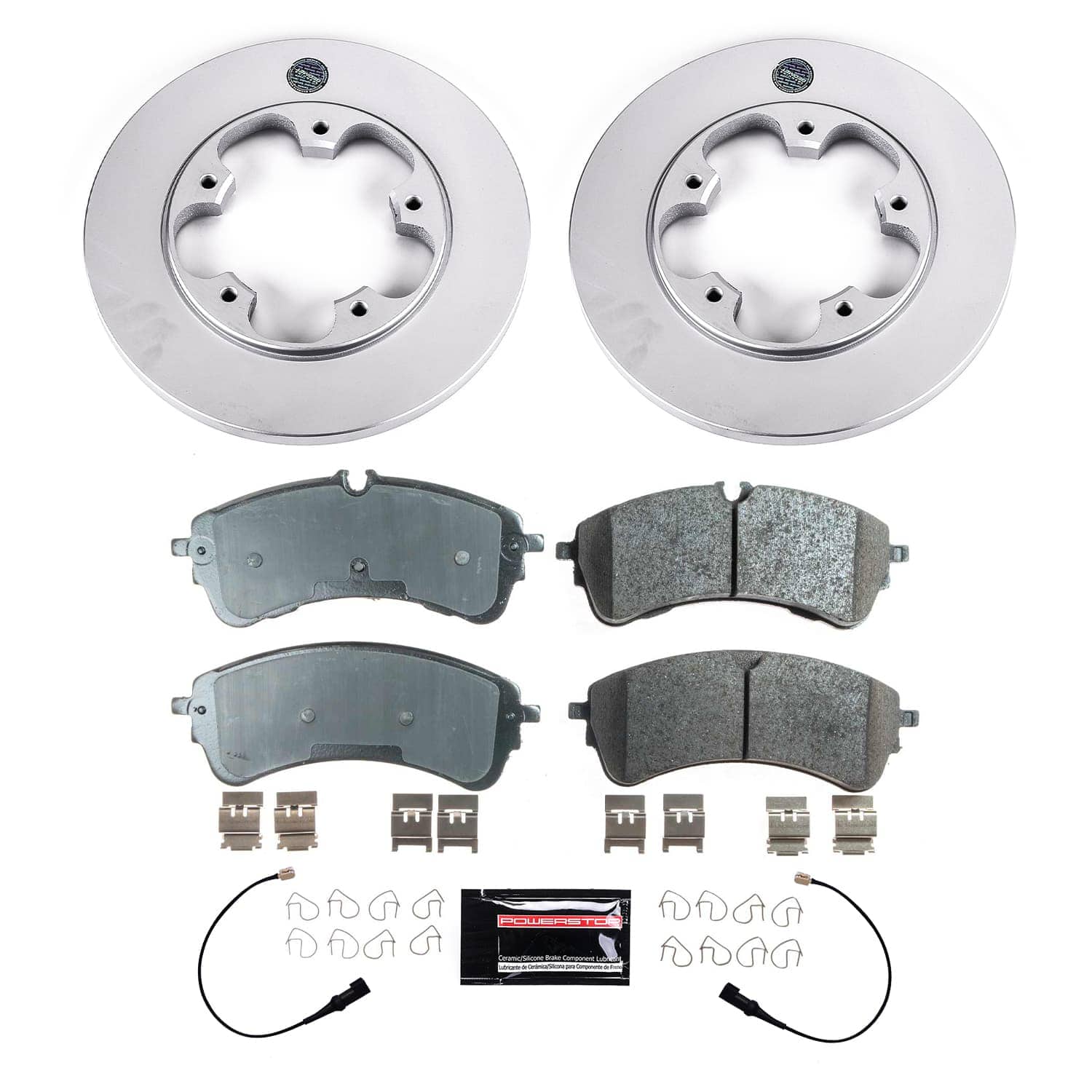 Power Stop CRK9057 - Rear Z17 Evolution Pad And Evolution GEOMET Series Rotor Kit vehicle fitment brake part