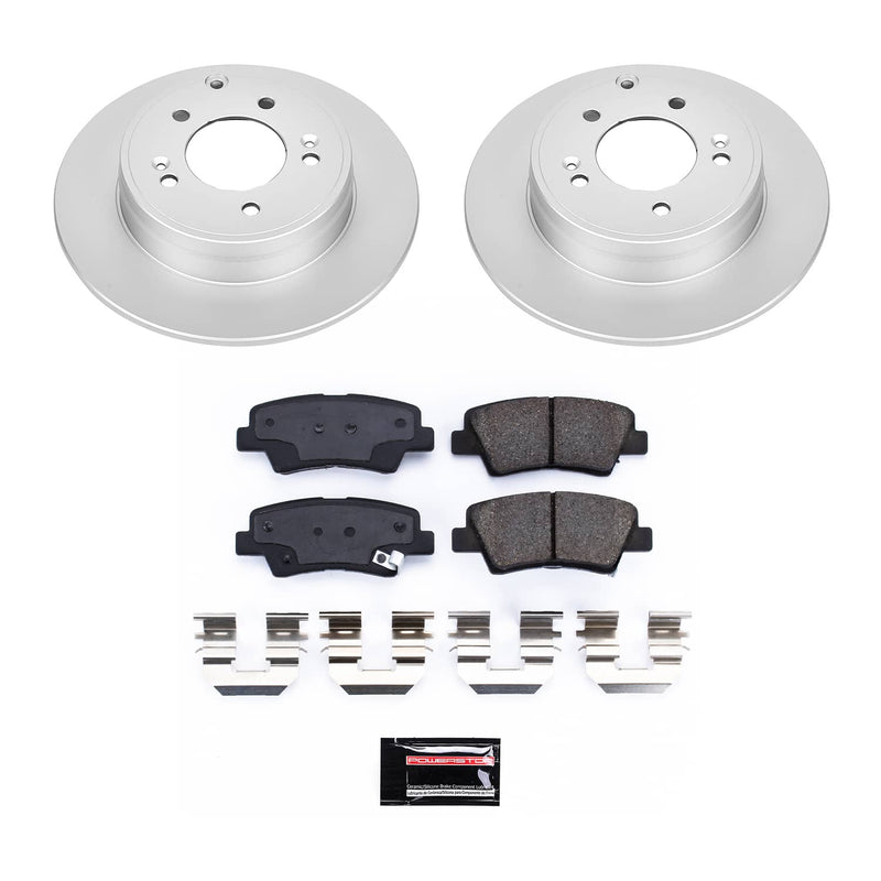 Power Stop CRK9060 - Rear Z17 Evolution Pad And Evolution GEOMET Series Rotor Kit vehicle fitment brake part