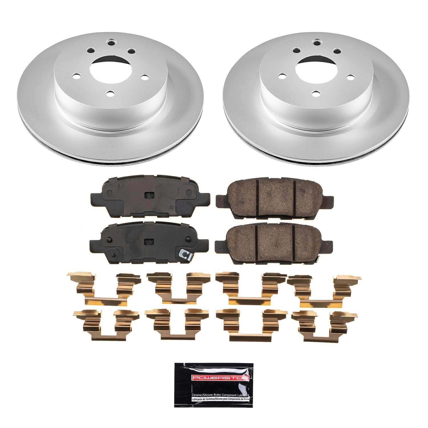 Power Stop CRK9074 - Front Z17 Evolution Genuine Geomet Coated Pad And Rotor Kit vehicle fitment brake part