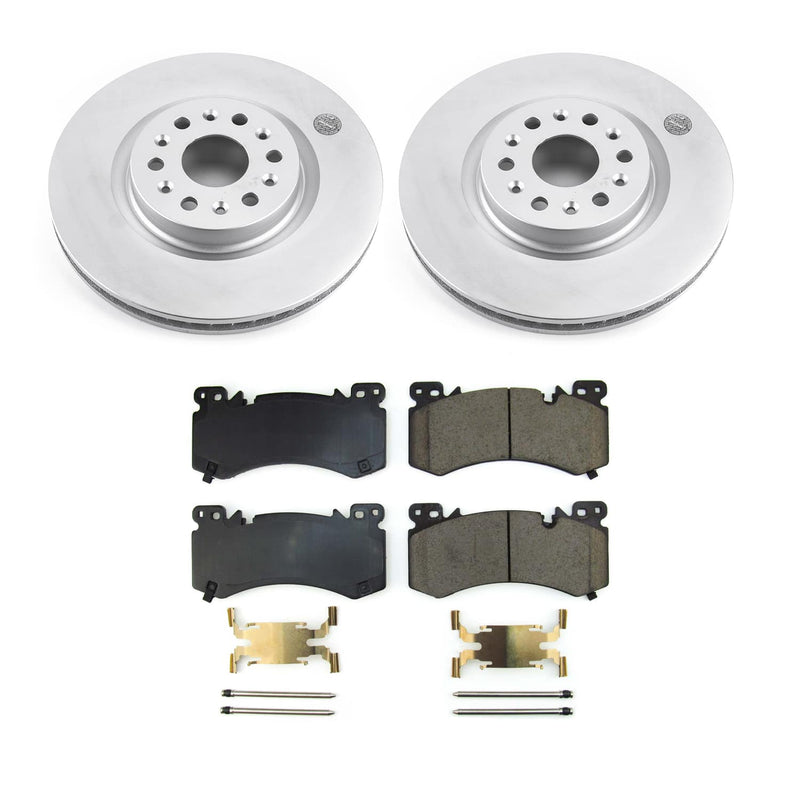 Power Stop CRK9076 - Front Z17 Evolution Genuine Geomet Coated Pad And Rotor Kit vehicle fitment brake part