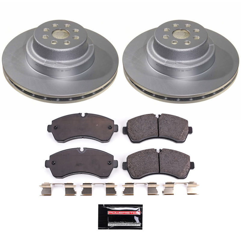 Power Stop CRK9082 - Front Z17 Evolution Genuine Geomet Coated Pad And Rotor Kit vehicle fitment brake part