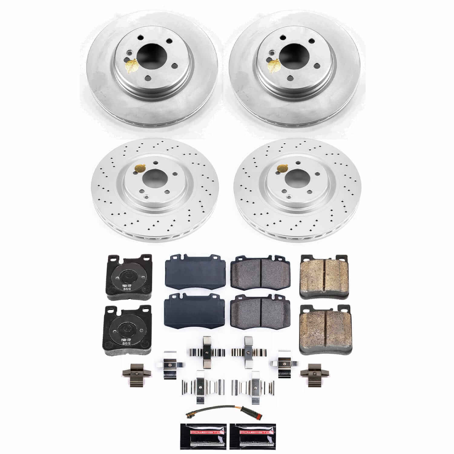 Power Stop CRK9094 - Front And Rear Z23 Evolution Sport Pad And Rotor Kit vehicle fitment brake part