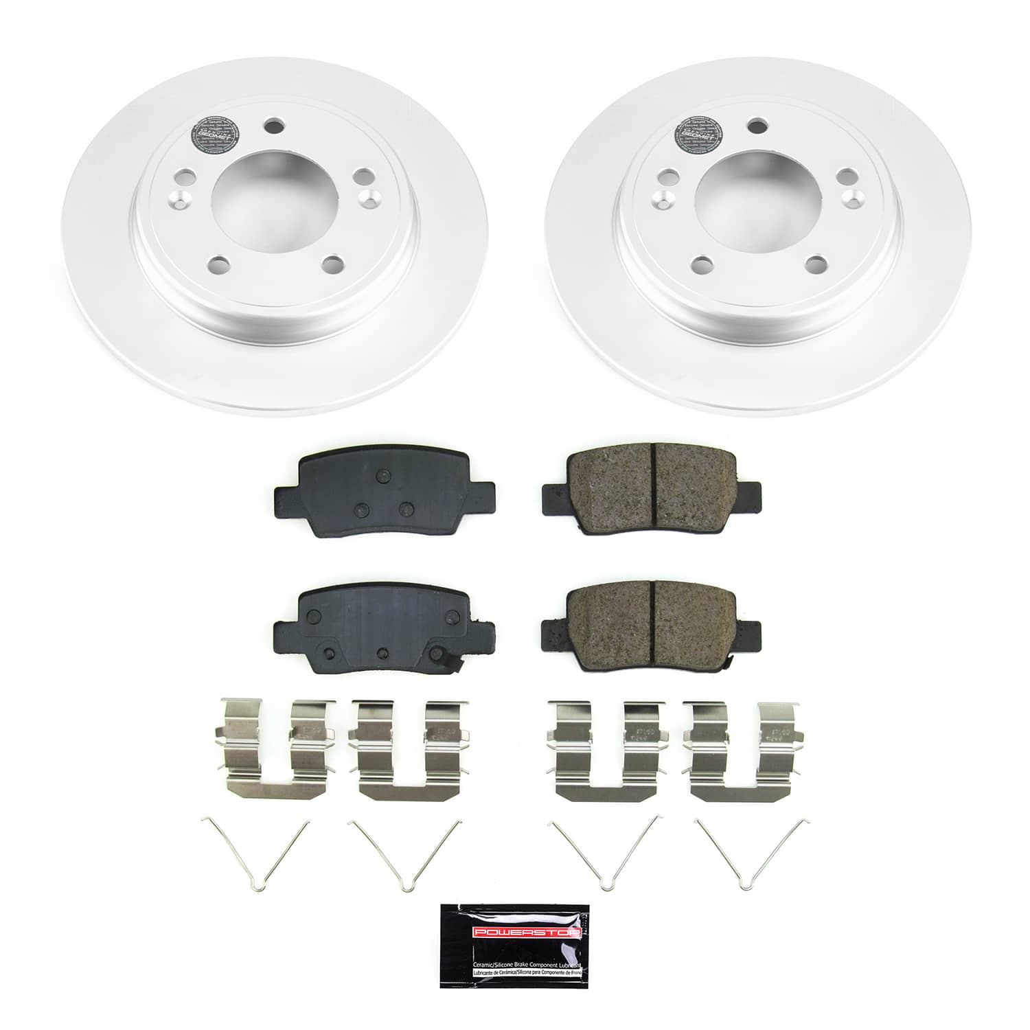 Power Stop CRK9106 - Rear Z17 Evolution Pad And Evolution GEOMET Series Rotor Kit vehicle fitment brake part