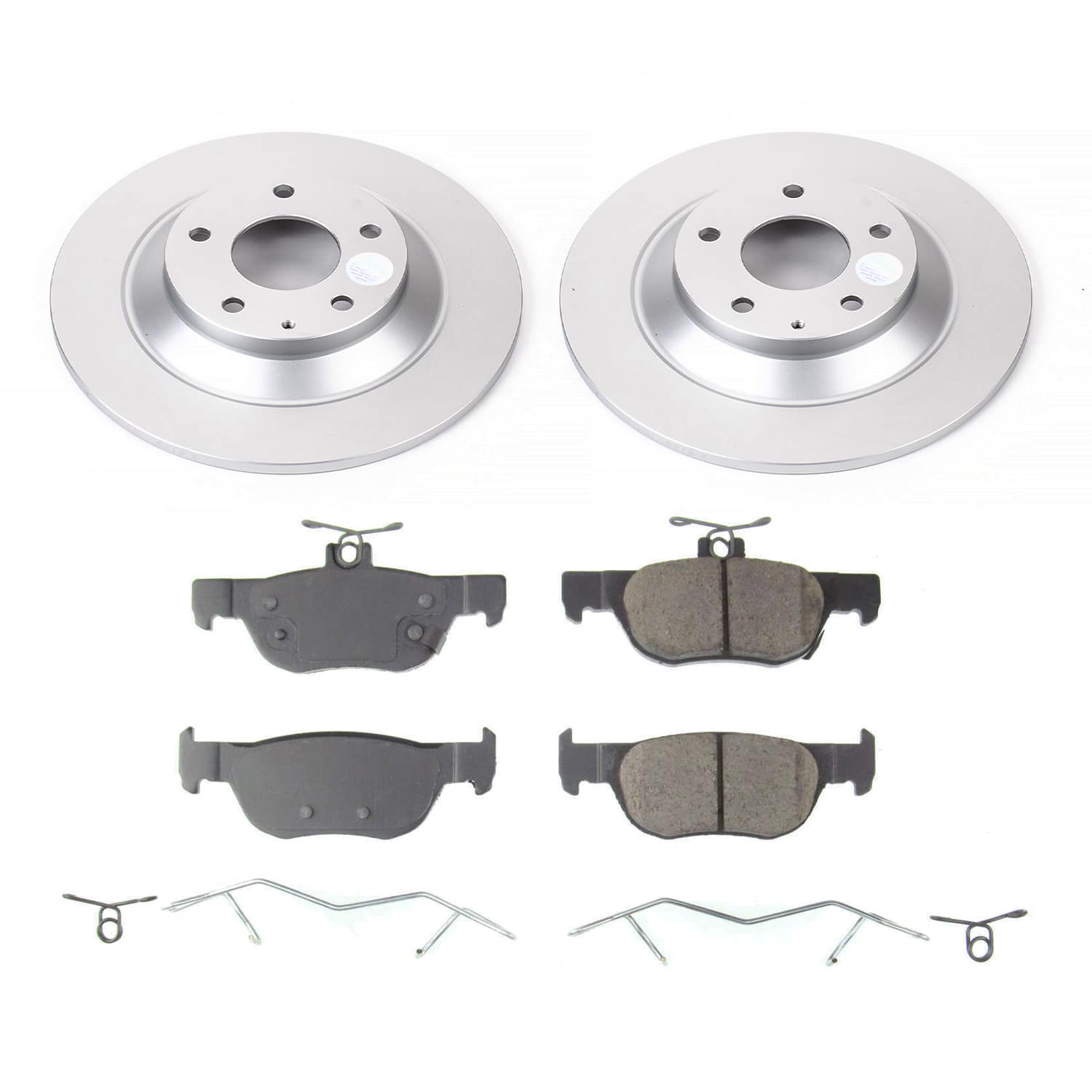 Power Stop CRK9136 - Rear Z17 Evolution Genuine Geomet Coated Pad And Rotor Kit vehicle fitment brake part