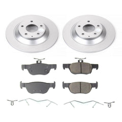 Power Stop CRK9136 - Rear Z17 Evolution Genuine Geomet Coated Pad And Rotor Kit vehicle fitment brake part