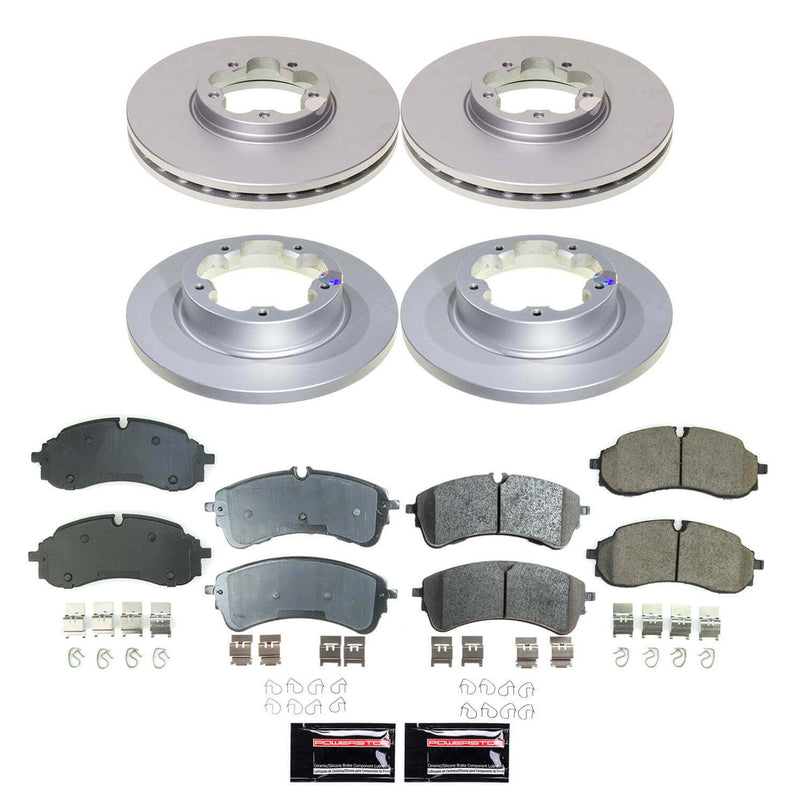 Power Stop CRK9156 Front And Rear Z17 Evolution Pad And Rotor Kit for 2022-2024 Ford E-Transit product image
