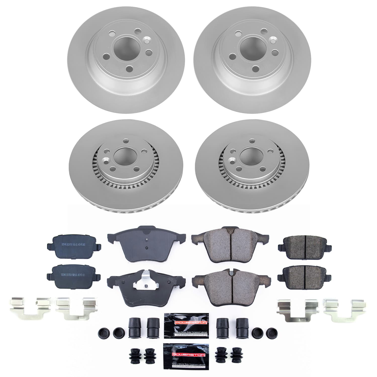 Power Stop CRK9157 - Front And Rear Z23 Evolution Sport Pad And Rotor Kit vehicle fitment brake part