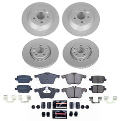 Power Stop CRK9157 - Front And Rear Z23 Evolution Sport Pad And Rotor Kit vehicle fitment brake part