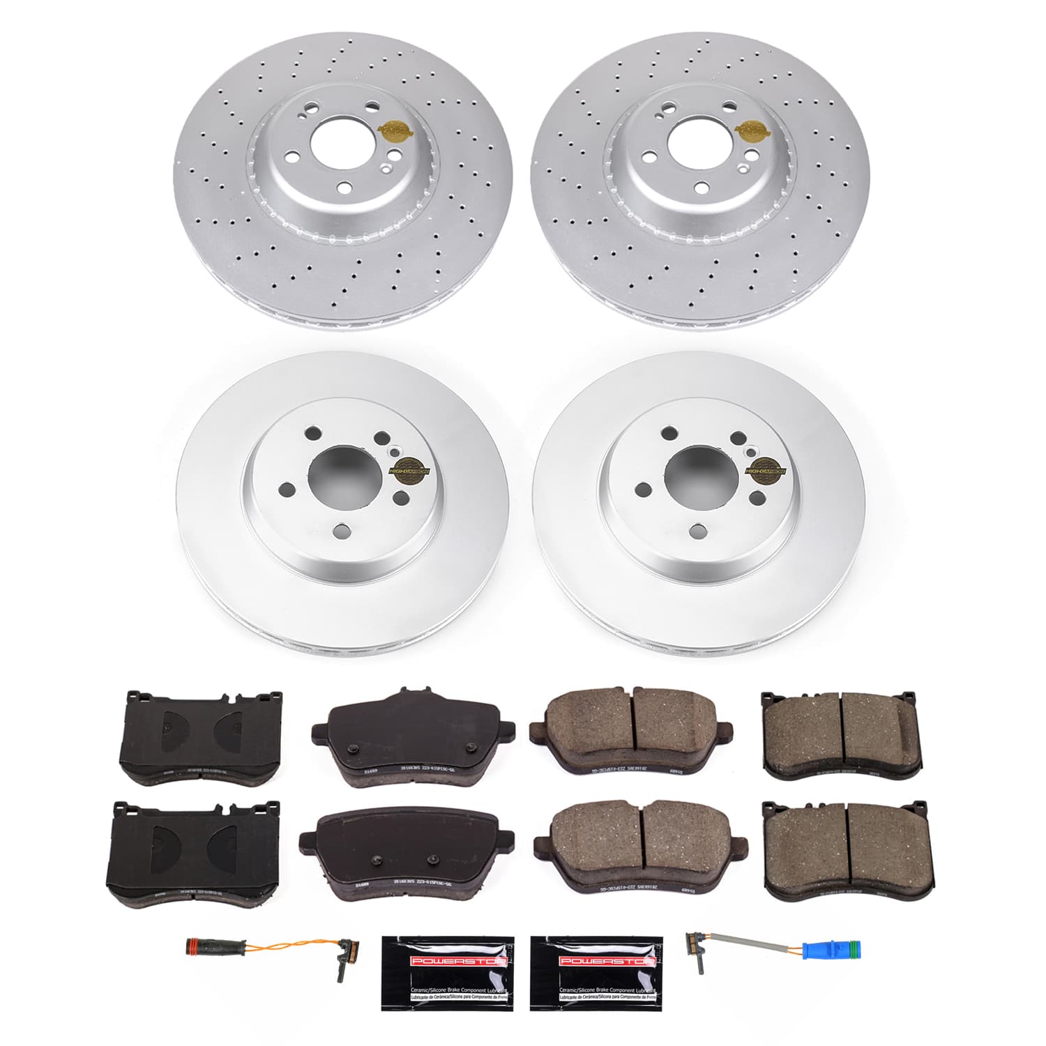 Power Stop CRK9160 - Front And Rear Z23 Evolution Sport Pad And Rotor Kit vehicle fitment brake part