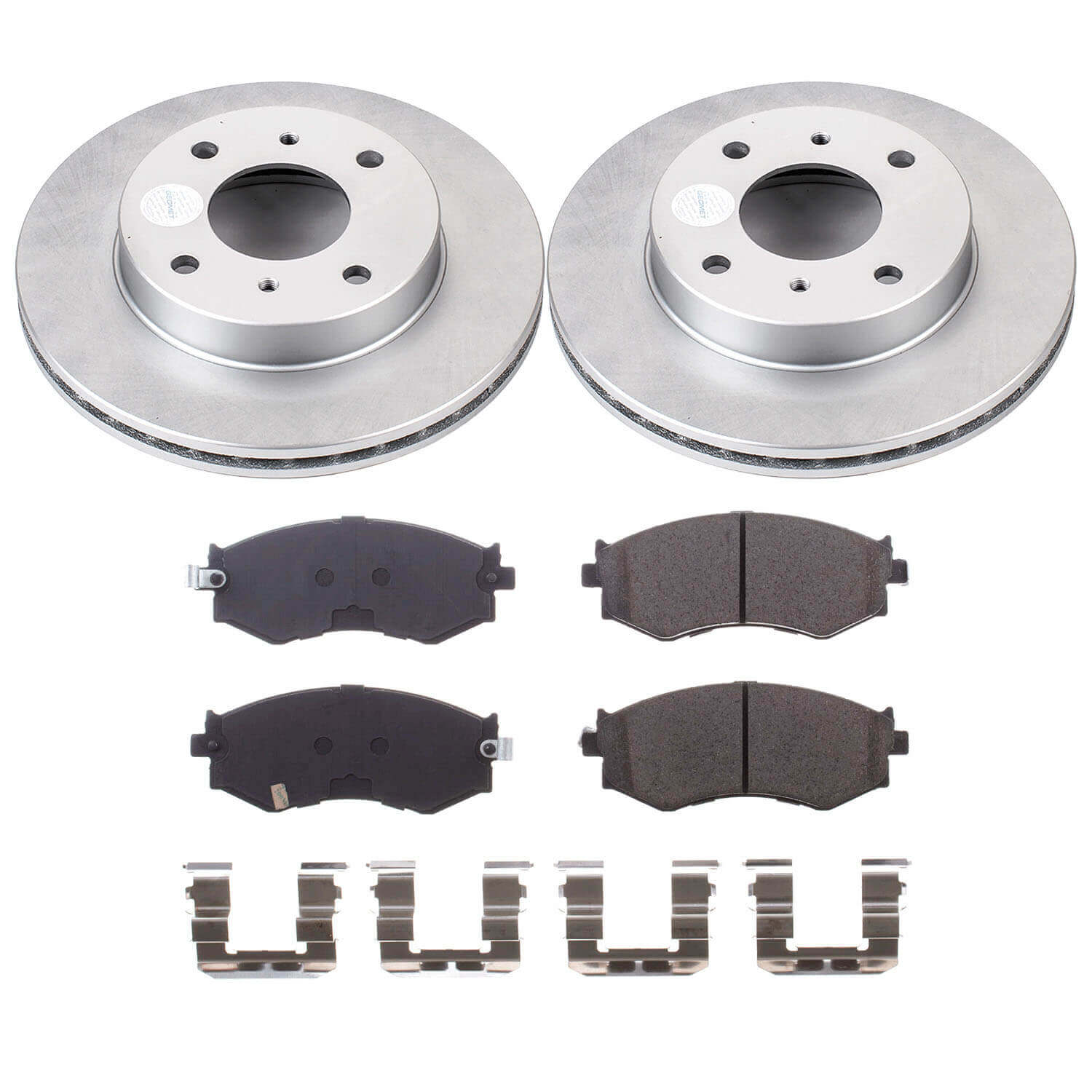 Power Stop CRK9172 - Front Z17 Evolution Genuine Geomet Coated Pad And Rotor Kit vehicle fitment brake part