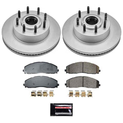 Power Stop CRK9177 Front Z17 Evolution Pad And Rotor Kit for 2023-2024 Ford F-250 Super Duty Rear Wheel Drive product image