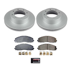 Power Stop CRK9178 Front Z17 Evolution Pad And Rotor Kit for 2023-2024 Ford F-250 Super Duty 4 Wheel Drive product image