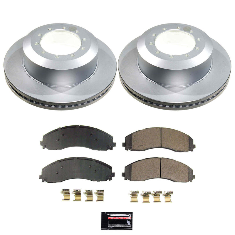 Power Stop CRK9184 Rear Z17 Evolution Pad And Rotor Kit for 2023-2024 Ford F-450 Super Duty product image