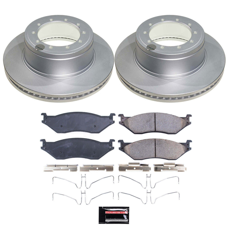 Power Stop CRK9186 Rear Z17 Evolution Pad And Rotor Kit for 2020-2023 Ford F-53 Motorhome Chassis product image