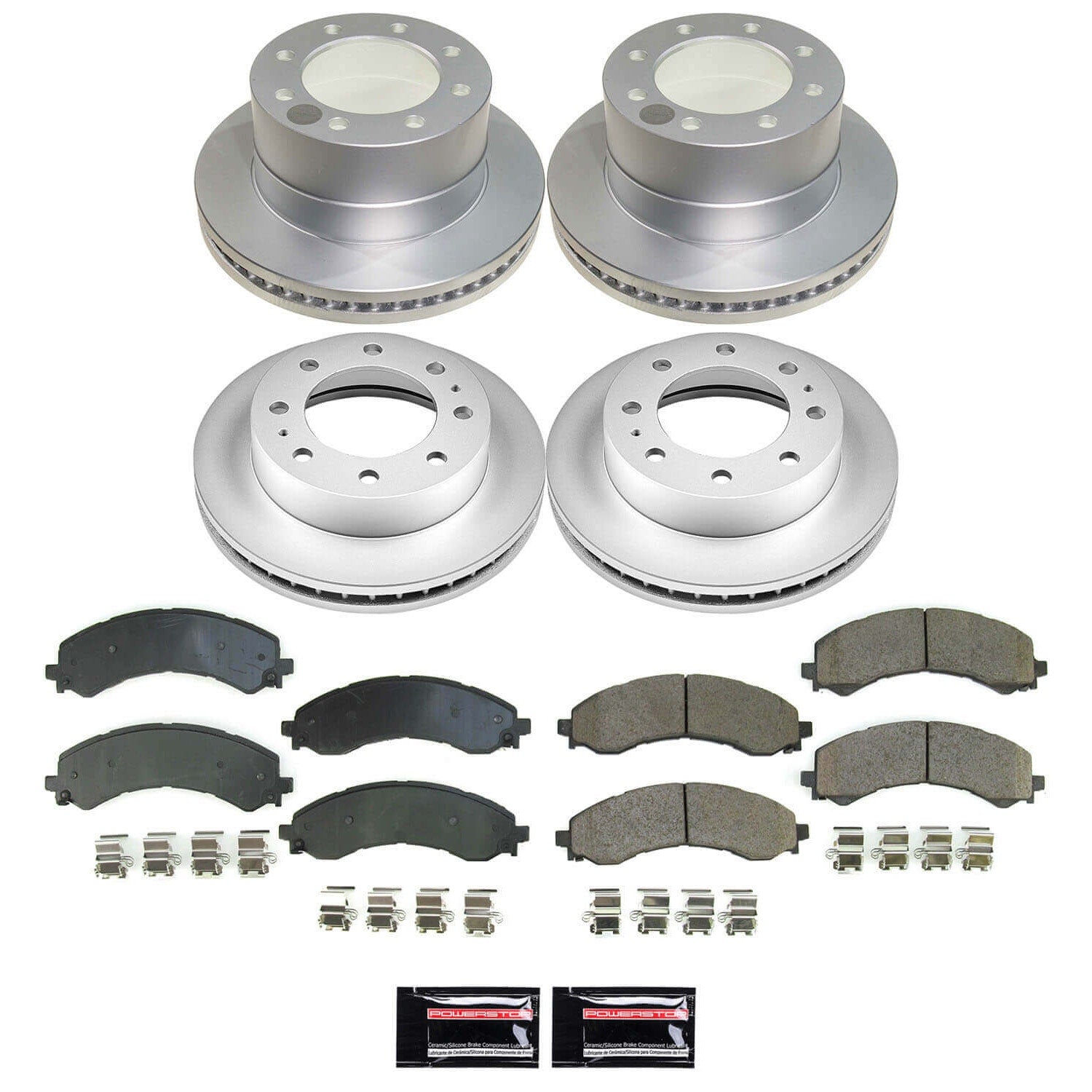 Power Stop CRK9190 Front And Rear Z17 Evolution Pad And Rotor Kit for 2021-2023 Chevrolet Express 3500 product image