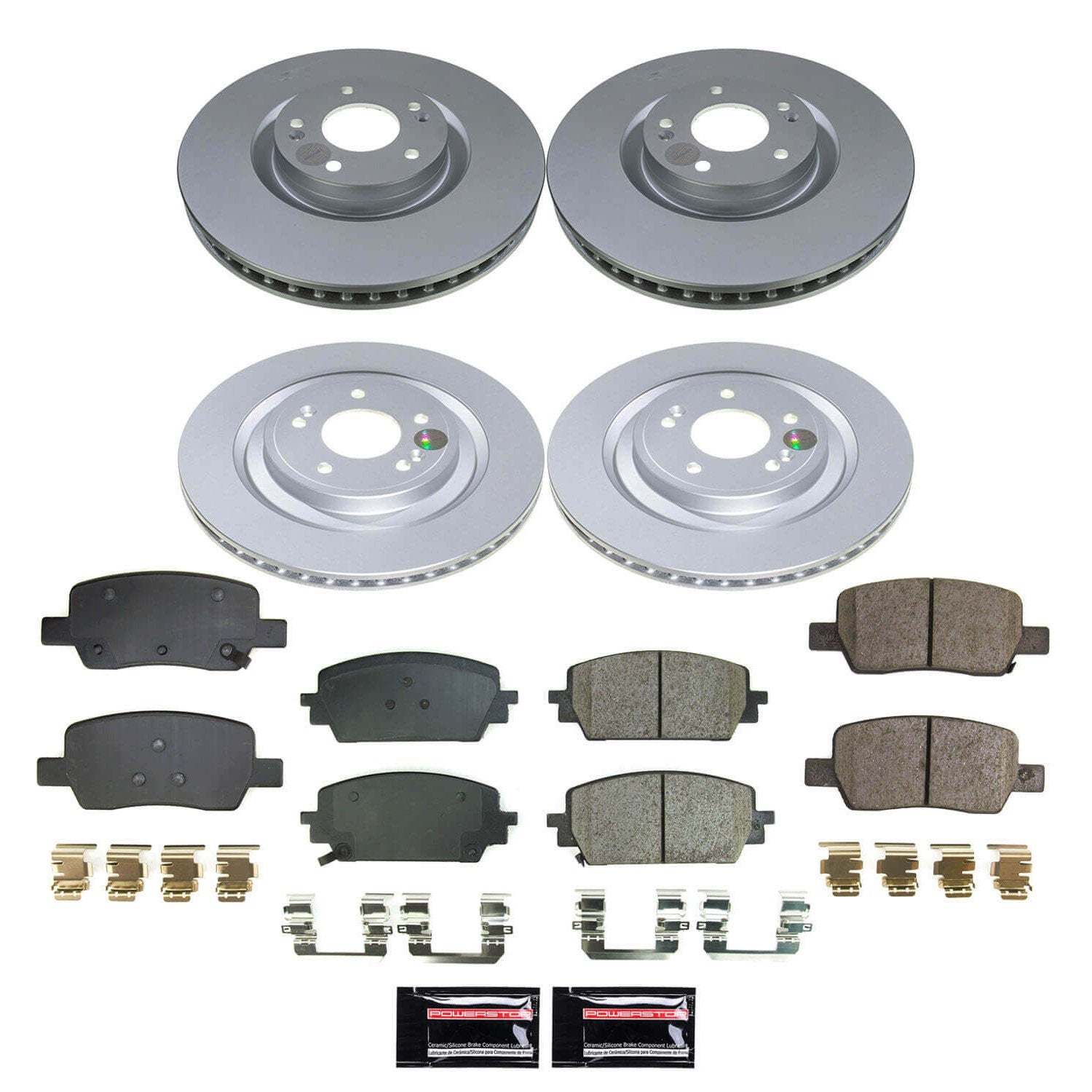 Power Stop CRK9192 Front And Rear Z17 Evolution Pad And Rotor Kit for 2021-2023 Kia Sorento product image
