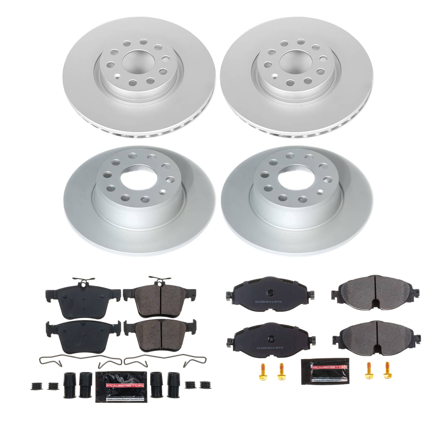 Power Stop CRK9193 - Front And Rear Z23 Evolution Sport Pad And Rotor Kit vehicle fitment brake part