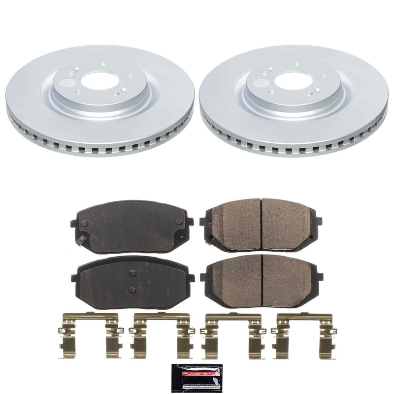 Power Stop CRK9209 Front Z17 Evolution Pad And Rotor Kit for 2021-2023 Hyundai Sonata N Line product image