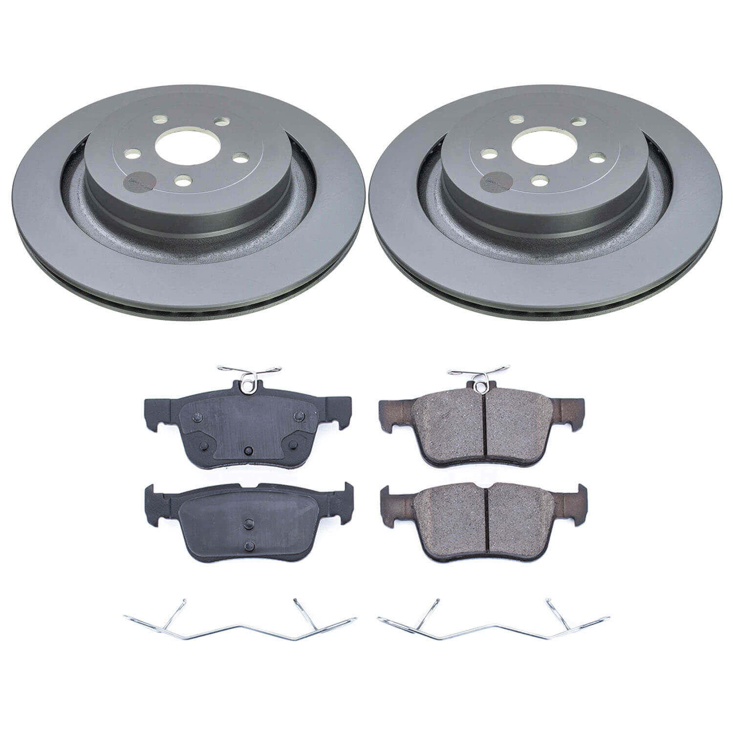 Power Stop CRK9211 - Rear Z17 Evolution Genuine Geomet Coated Pad And Rotor Kit vehicle fitment brake part