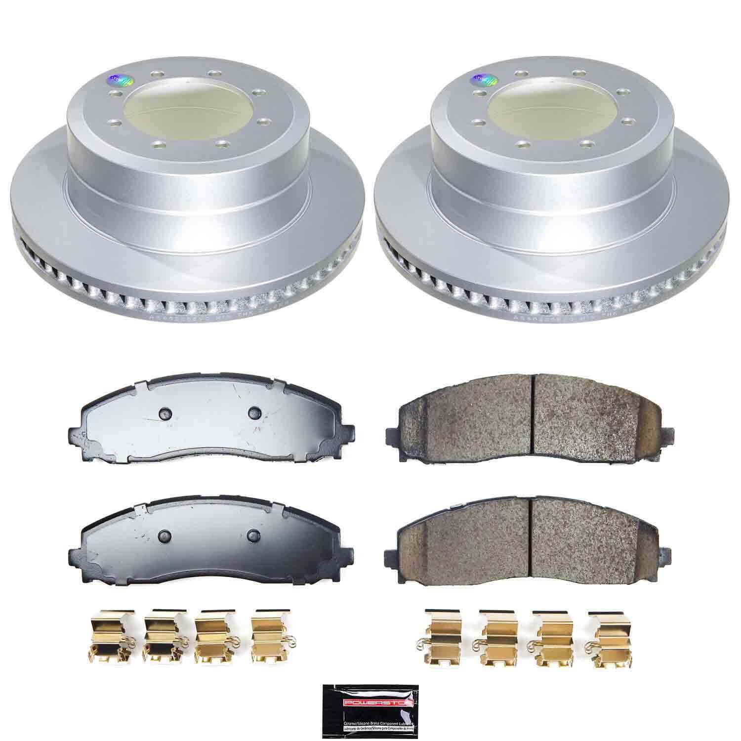 Power Stop CRK9213 Rear Z17 Evolution Pad And Rotor Kit for 2023 Ford F-350 Super Duty - product image
