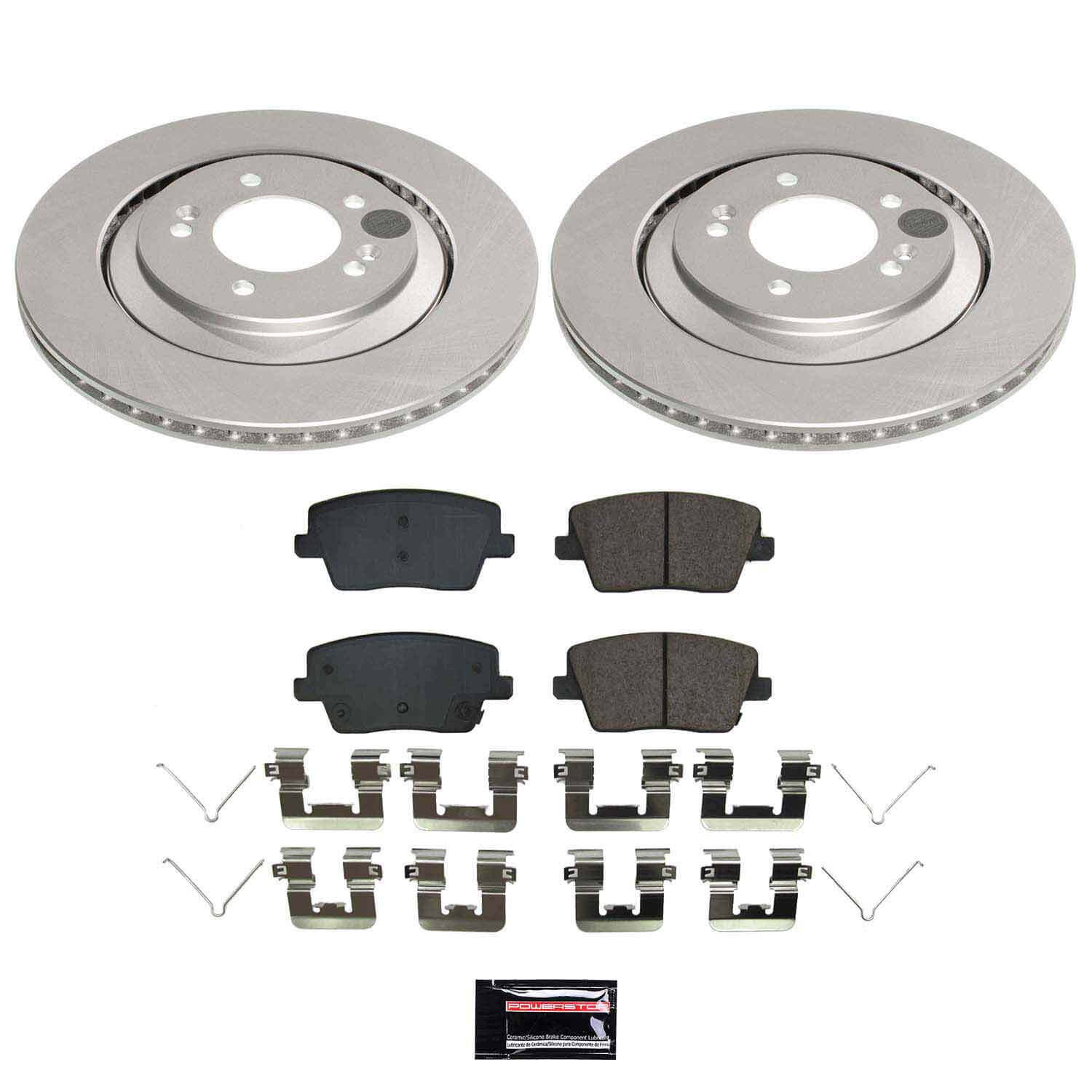 Power Stop CRK9222 Rear Z17 Evolution Pad And Rotor Kit for 2019-2022 Hyundai Veloster N product image