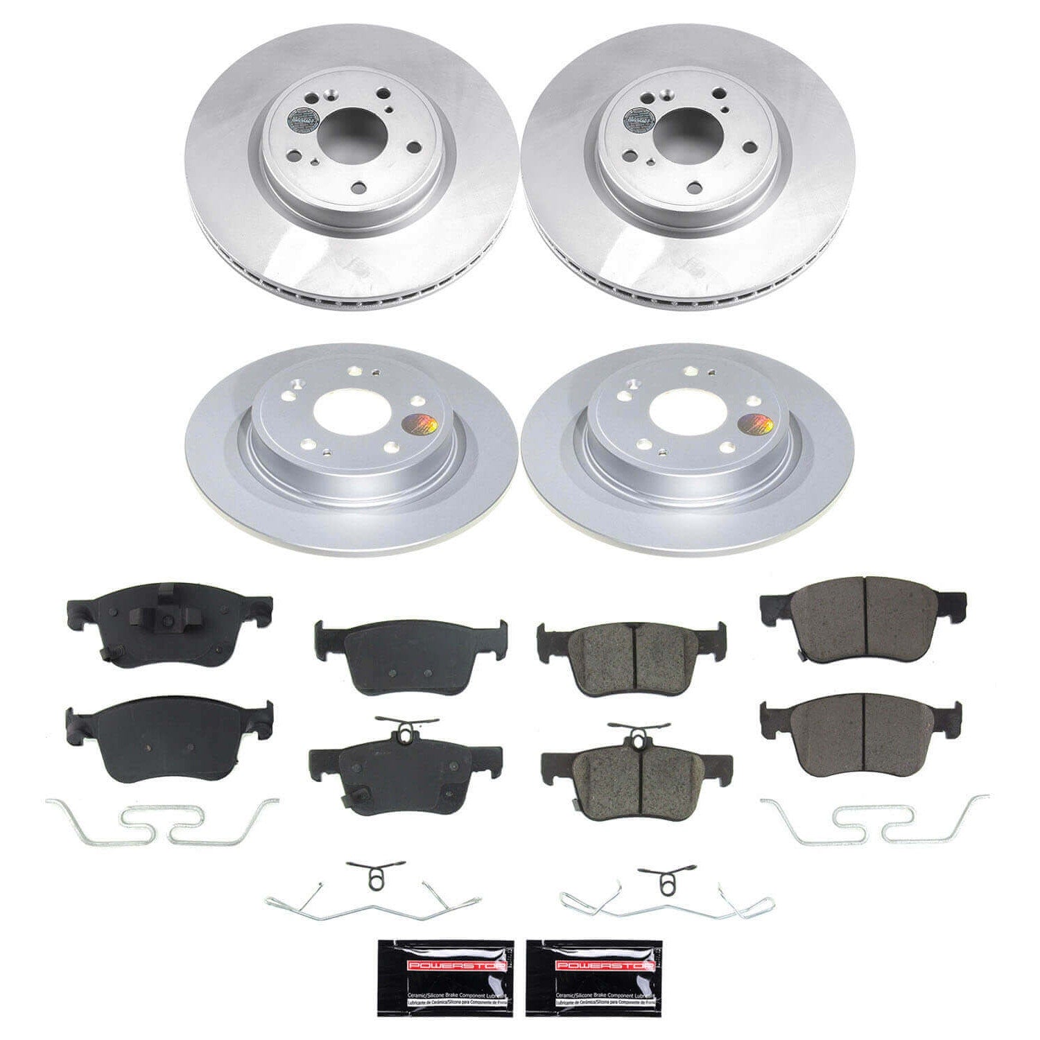 Power Stop CRK9233 Front And Rear Z17 Evolution Pad And Rotor Kit for 2023 Acura Integra - product image