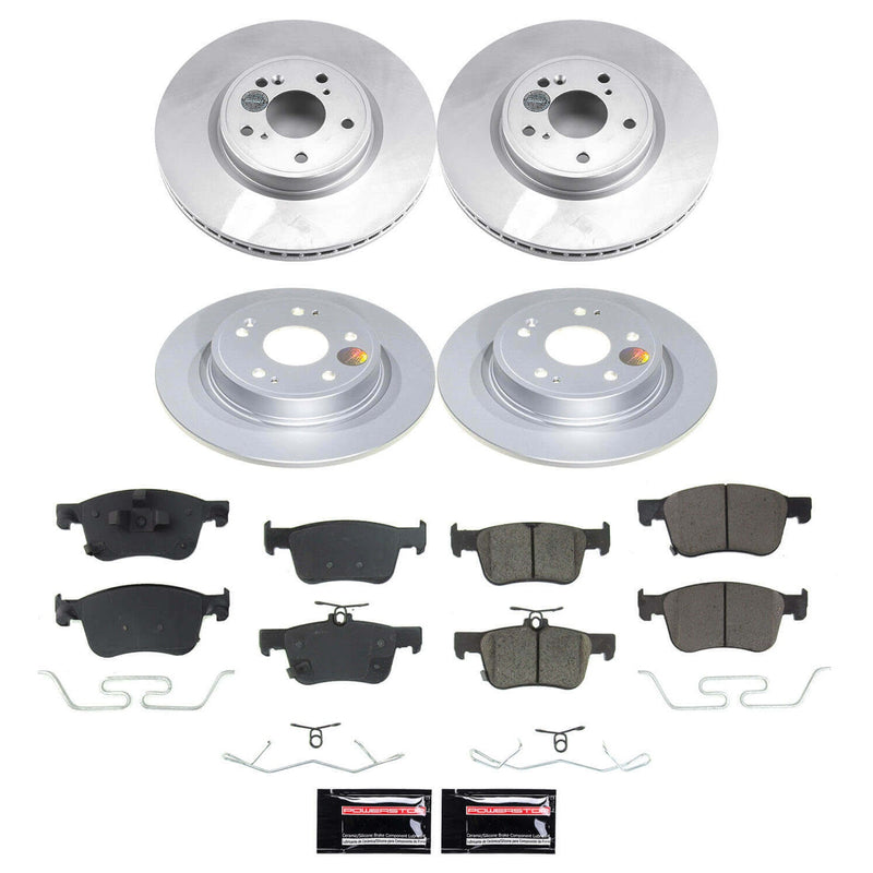 Power Stop CRK9233 Front And Rear Z17 Evolution Pad And Rotor Kit for 2023 Acura Integra - product image