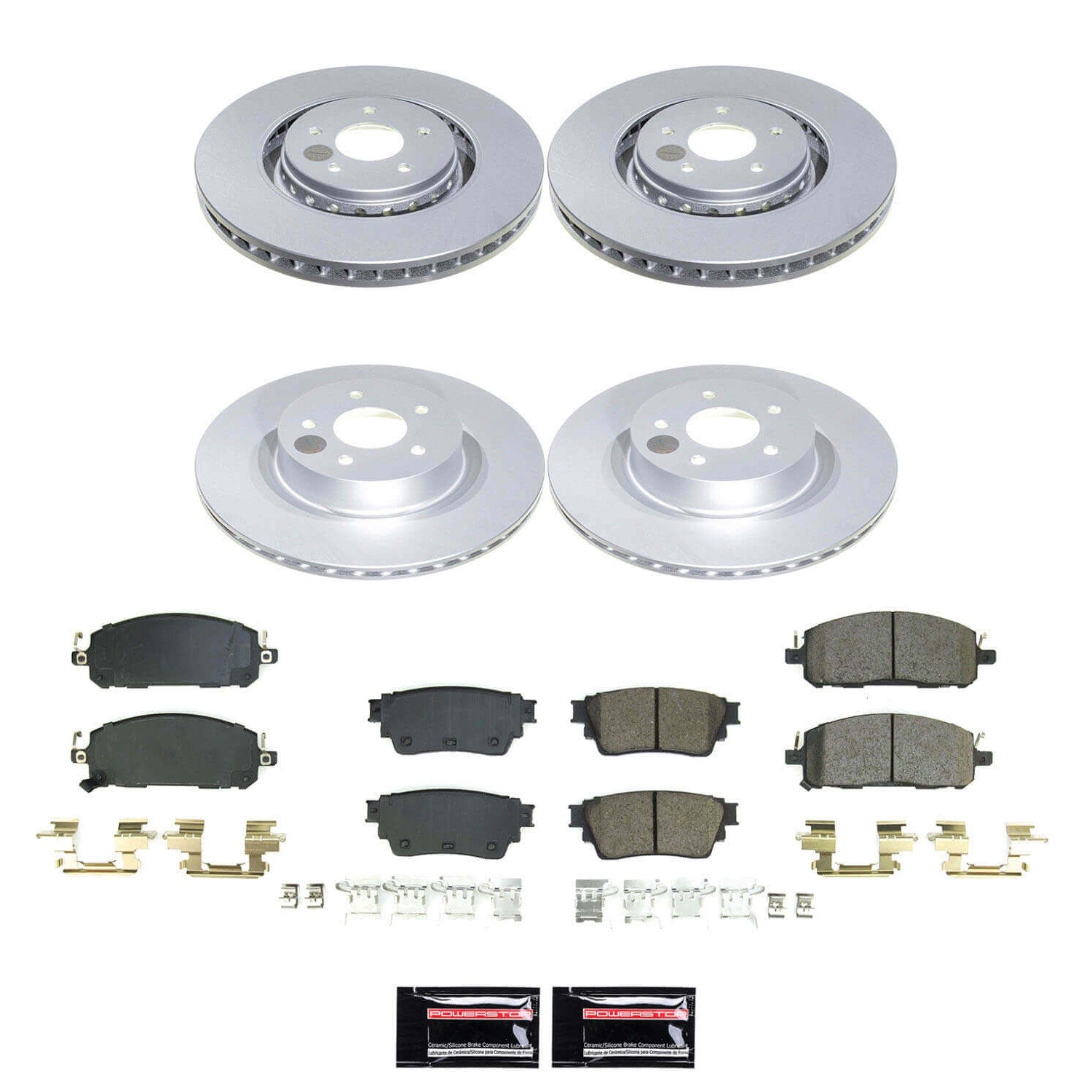 Power Stop CRK9236 Front And Rear Z17 Evolution Pad And Rotor Kit for 2022-2024 Infiniti QX60 product image