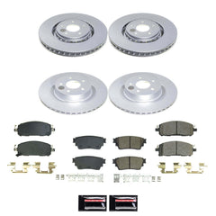 Power Stop CRK9236 Front And Rear Z17 Evolution Pad And Rotor Kit for 2022-2024 Infiniti QX60 product image