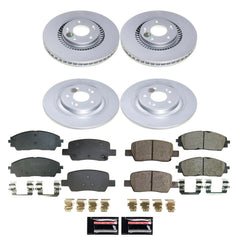 Power Stop CRK9238 Front And Rear Z17 Evolution Pad And Rotor Kit for 2022-2024 Kia Carnival product image