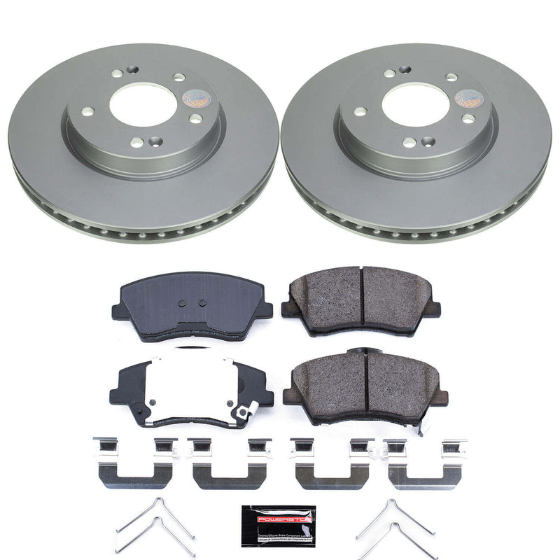 Power Stop CRK9239 Front Z17 Evolution Pad And Rotor Kit for 2023-2024 Kia Niro product image